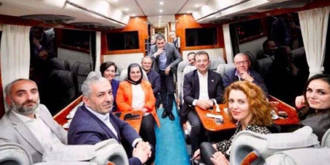 İmamoğlu'nun otobüsündeki gazeteciler tartışılıyor: Kadro eksik kalmış, kankalarını da alın 1